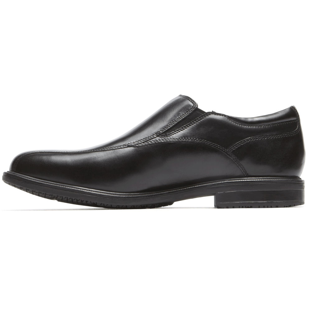 Rockport Mens Essential Details II Bike Toe - Slip-On Black - GCI241876